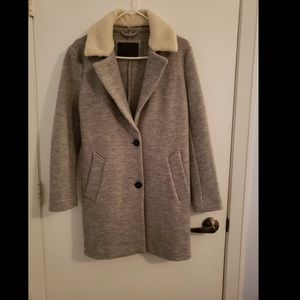 Grey double breasted jacket